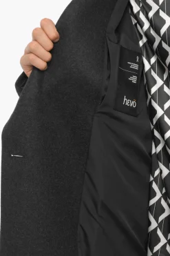 Best Cappotto Doppiopetto SANTACESAREA in Misto Lana Uomo Cappotti E Trench