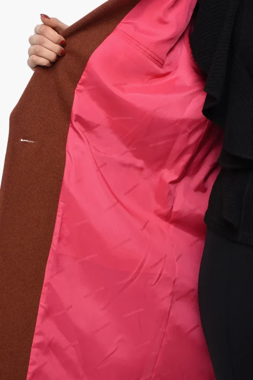 New Cappotto DROP SHOULDER Doppiopetto con Martingala Donna Cappotti E Trench