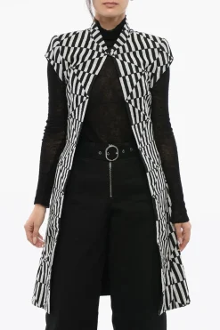 Online Cappotto FROCK Con Motivo Geometrico Donna Cappotti E Trench