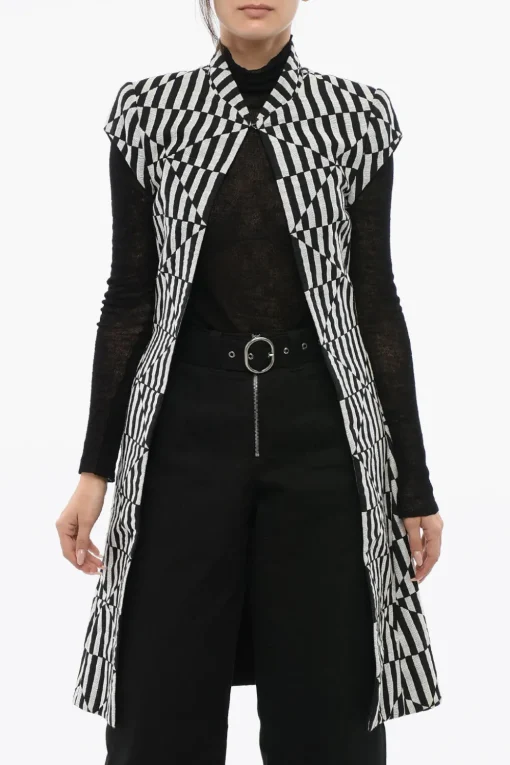 Online Cappotto FROCK Con Motivo Geometrico Donna Cappotti E Trench