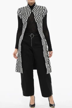 Online Cappotto FROCK Con Motivo Geometrico Donna Cappotti E Trench