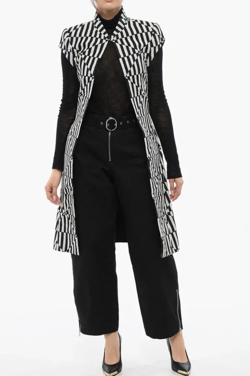 Online Cappotto FROCK Con Motivo Geometrico Donna Cappotti E Trench