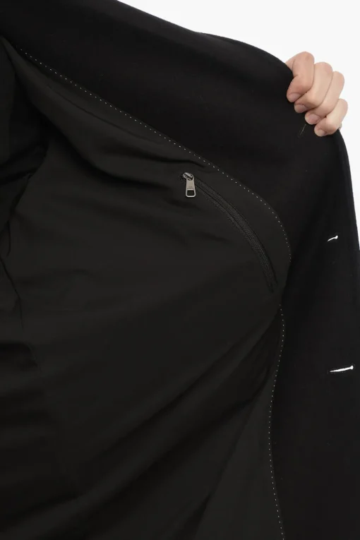 Cappotto in Lana con Maniche in Nylon>Neil Barrett Sale