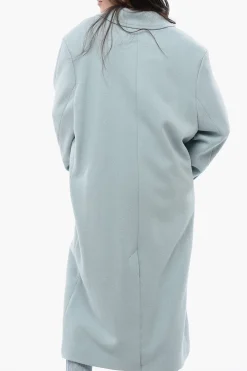 Cappotto in Lana con Tasche a Toppa>Ami Alexandre Mattiussi New