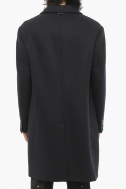 Online Cappotto in Misto Lana a Tinta Unita Uomo Cappotti E Trench