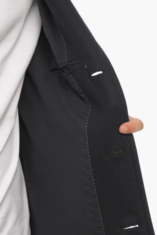 Online Cappotto in Misto Lana a Tinta Unita Uomo Cappotti E Trench