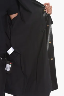 Cappotto in Pelle SHINY con Coulisse></noscript>Bottega Veneta Sale