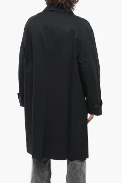 Cappotto In Twill Di Cotone Leggero con Abbottonatura Nascosta>Adidas Outlet