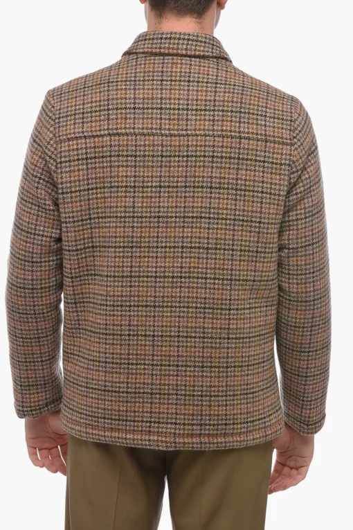 Cappotto NORTON in Panno di Lana con Motivo Shetland>Altea Hot