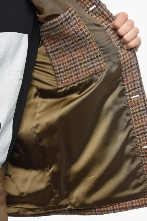 Cappotto NORTON in Panno di Lana con Motivo Shetland>Altea Hot