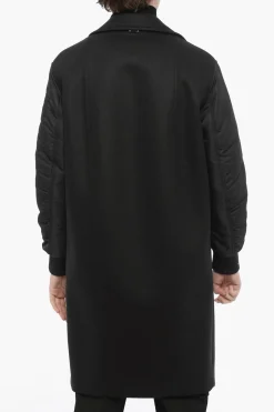 Cappotto Oversize con Maniche in Nylon>Neil Barrett Best