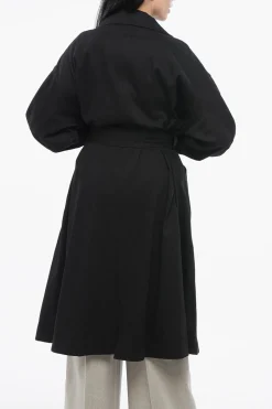 New Cappotto Oversize in Denim Donna Cappotti E Trench