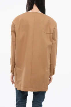 Online Cappotto PORTICI in Cotone Donna Cappotti E Trench