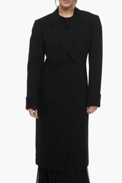 New Cappotto Semifoderato Doppiopetto Donna Cappotti E Trench