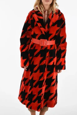 Cappotto Shearling con Cintura>DROMe Fashion