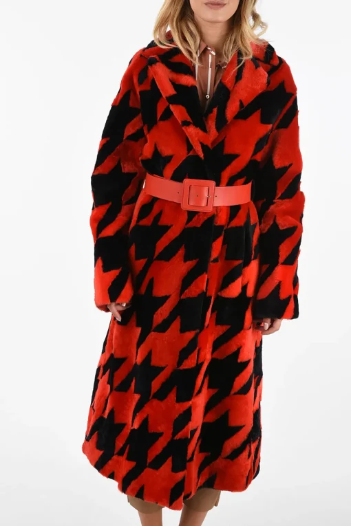 Cappotto Shearling con Cintura>DROMe Fashion