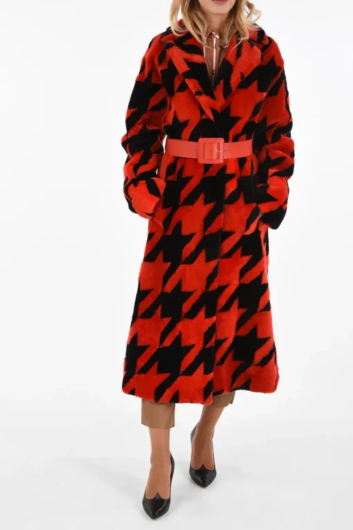 Cappotto Shearling con Cintura>DROMe Fashion