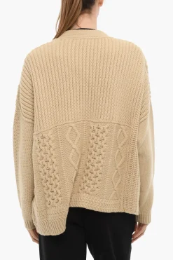 Cardigan a Trecce con Scollo a V>Ambush Online
