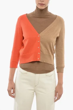 Cardigan in Cashmere con Dettaglio Intercambiabile></noscript>Chicca Lualdi Best