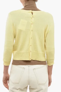Cardigan in Cashmere con Dettaglio Intercambiabile>Chicca Lualdi Online