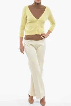Cardigan in Cashmere con Dettaglio Intercambiabile></noscript>Chicca Lualdi Online