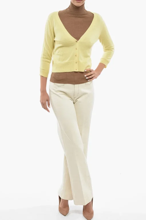 Cardigan in Cashmere con Dettaglio Intercambiabile>Chicca Lualdi Online