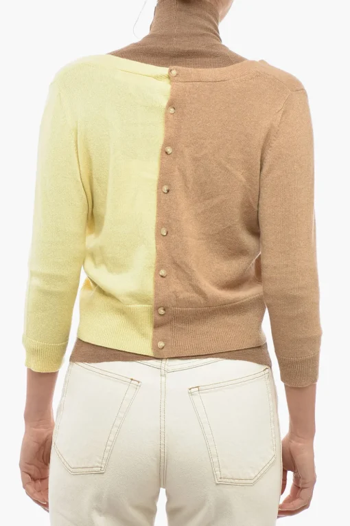 Cardigan in Cashmere con Dettaglio Intercambiabile>Chicca Lualdi Online
