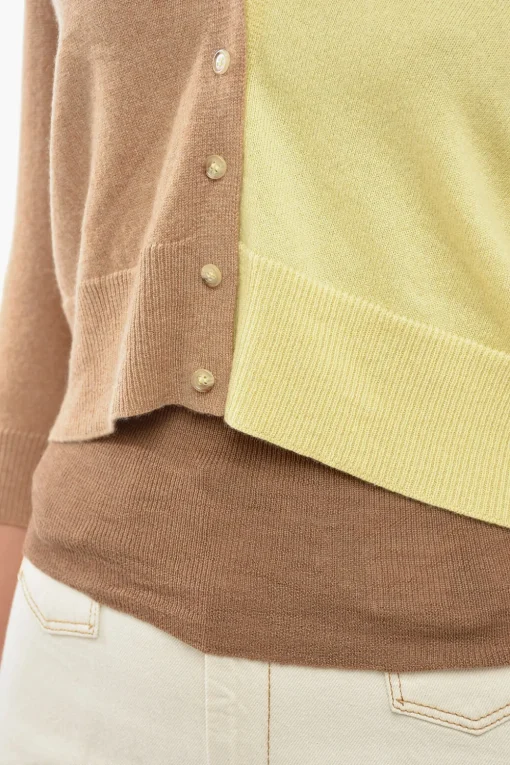 Cardigan in Cashmere con Dettaglio Intercambiabile>Chicca Lualdi Online