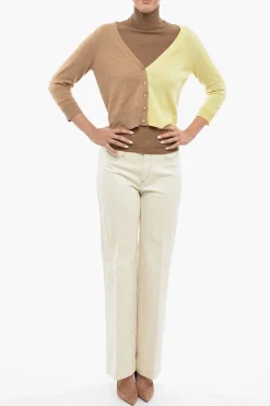 Cardigan in Cashmere con Dettaglio Intercambiabile></noscript>Chicca Lualdi Online