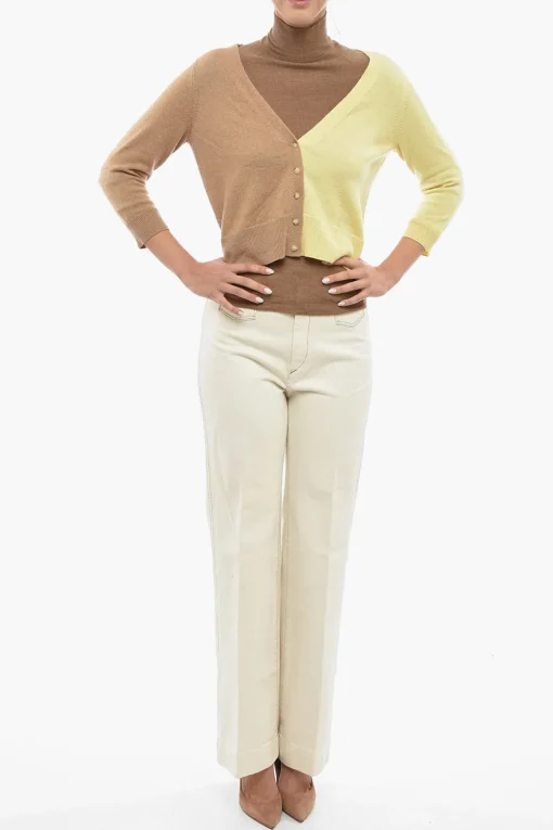 Cardigan in Cashmere con Dettaglio Intercambiabile>Chicca Lualdi Online
