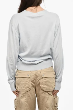 Cardigan in Cotone Leggero con Scollo V>Dsquared2 Sale