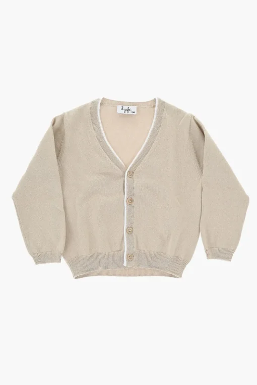 Clearance Cardigan in Cotone Leggero con Scollo a V Bambino Abbigliamento|Abbigliamento