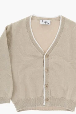Clearance Cardigan in Cotone Leggero con Scollo a V Bambino Abbigliamento|Abbigliamento