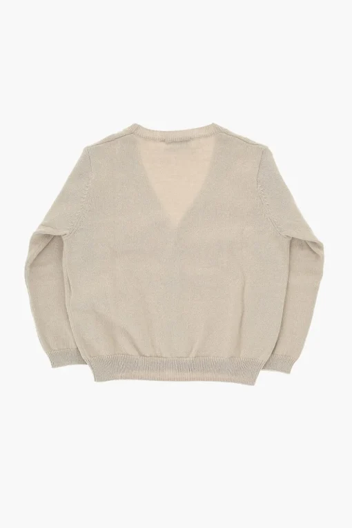 Clearance Cardigan in Cotone Leggero con Scollo a V Bambino Abbigliamento|Abbigliamento