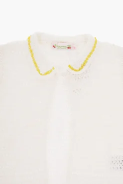 Cardigan in Crochet a Tinta unita>Bonpoint Outlet