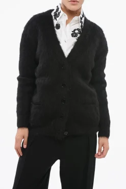 Cardigan in Misto Alpaca con due Tasche>Givenchy Discount
