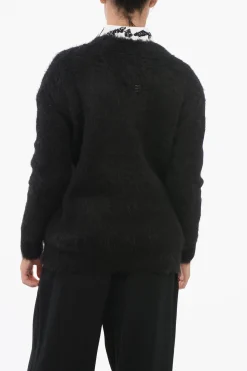 Cardigan in Misto Alpaca con due Tasche>Givenchy Discount