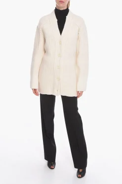 Cardigan in Misto Cashmere a Costine></noscript>Bottega Veneta Hot