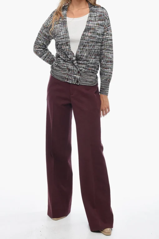 Cardigan in Tessuto Stretch con Design Doppiopetto>Missoni Best