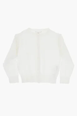 Fashion Cardigan Logato con Dettaglio Gala Abbigliamento