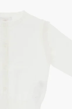 Fashion Cardigan Logato con Dettaglio Gala Abbigliamento