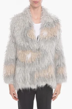 Outlet Cardigan Oversized in Misto Mohair Donna Maglieria
