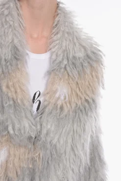 Outlet Cardigan Oversized in Misto Mohair Donna Maglieria