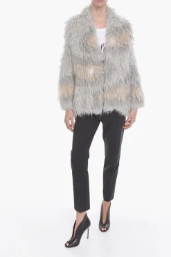Outlet Cardigan Oversized in Misto Mohair Donna Maglieria