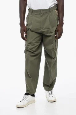 Cargo in Cotone Ripstop con Inserti in Tessuto Monogram>Gucci Outlet