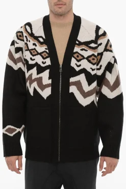 Carigan in Lana con Scollo a V>Neil Barrett Online