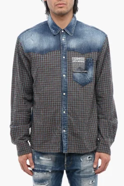 Clearance CATEN BROTHERS Camicia in Flanella Uomo Camicie
