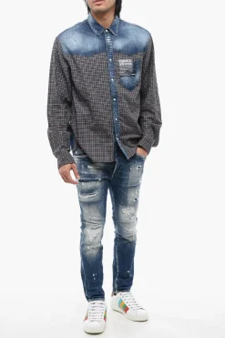 Clearance CATEN BROTHERS Camicia in Flanella Uomo Camicie