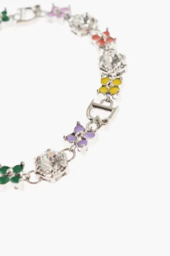 Cavigliera in Metallo Impreziosita da Charms e Cristalli>Dsquared2 Clearance