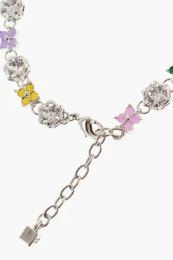 Cavigliera in Metallo Impreziosita da Charms e Cristalli></noscript>Dsquared2 Clearance
